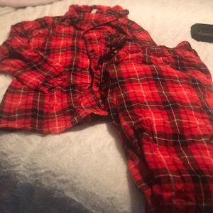 Women’s plaid PJ set